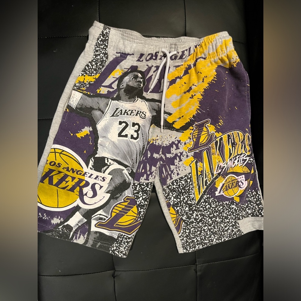 Youth Boys’ Lakers Basketball Shorts